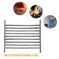 thumbnail image 3 of CRAFTHROU Fire Pit Grate Round Grey Steel Non-slip Surface For Homeowners 1Pack, 3 of 6