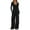 Black, variant on WTOBBY Women's Casual Long Sleeve Shirt and High Waisted Drawstring Shorts Two Piece Set, Loose Fall Tracksuit Outfit for Women,Black L