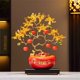 thumbnail image 3 of Árbol de la fortuna de cristal con base decorativa y lingotes de oro for decoración del hogar., 3 of 3