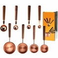 thumbnail image 1 of Measuring Cup and Spoons Golden Stainless Steel 1Set 15.2x2.6in, 1 of 7