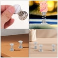 thumbnail image 4 of Raindrops 24pcs Action Base Dashboard Toy Spring Base Wobble Display Support Silver Metal For Creative Activities, 4 of 8