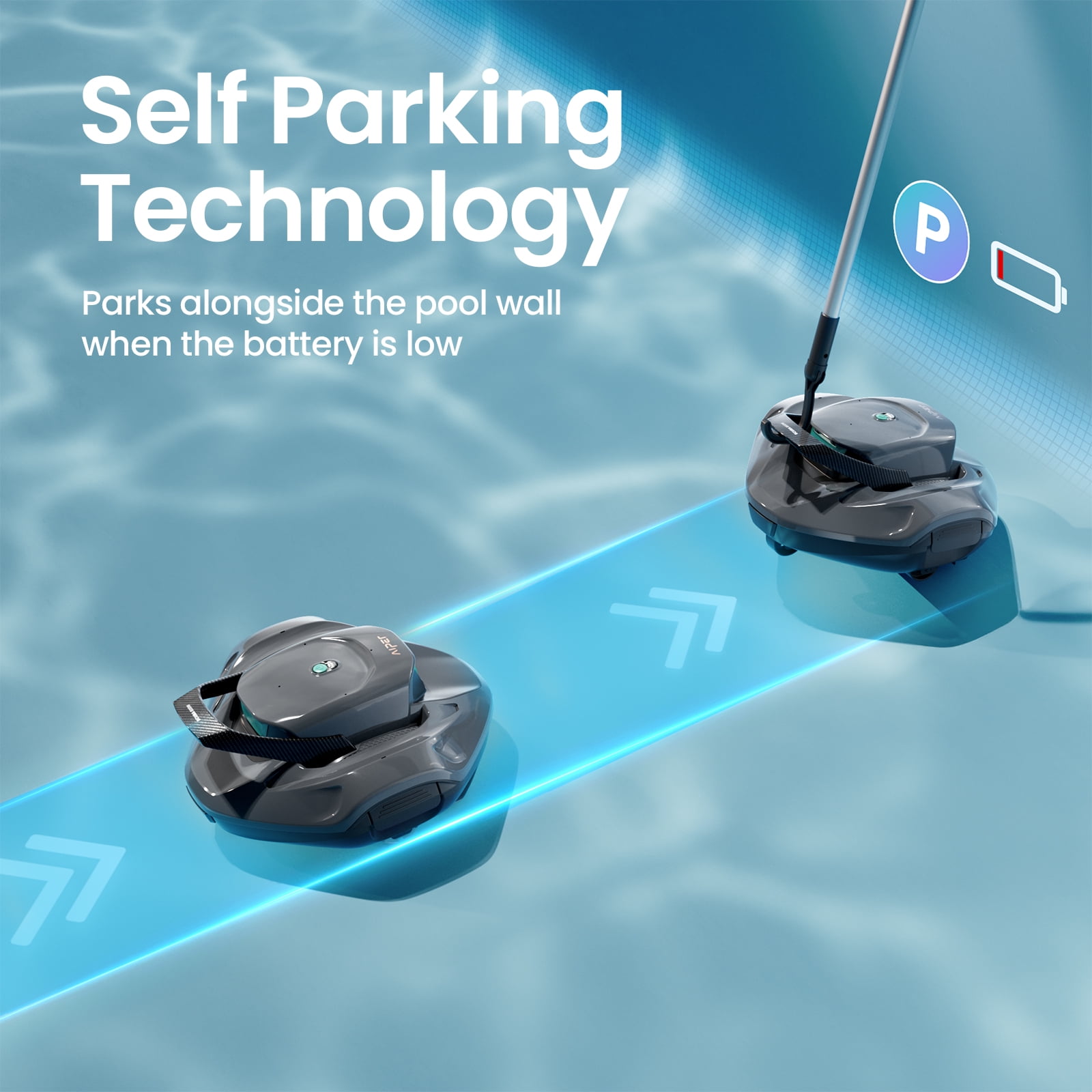 Aiper Scuba 800W Cordless Robotic Pool Cleaner for Above Ground Pools