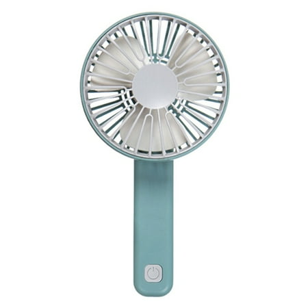 

Mini Handheld Fan 3 Speed Adjustable Personal Portable Fan Rechargeable Battery Operated USB Table Fan Cooling Foldable for Outdoor Hiking Travel Office Household Blue