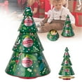 thumbnail image 2 of Christmas Tree Shaped Tin Cans Tin Cans Candy Tin Containers Used For Storing Candy Christmas Holidays Winter Packaging Tree Towers, 2 of 9