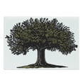 thumbnail image 1 of Tree of Life Cutting Board, Digital Design of Mature Fruit Tree in Retro Engraving Style King of Forest, Decorative Tempered Glass Cutting and Serving Board, Large Size, Brown Green, by Ambesonne, 1 of 1