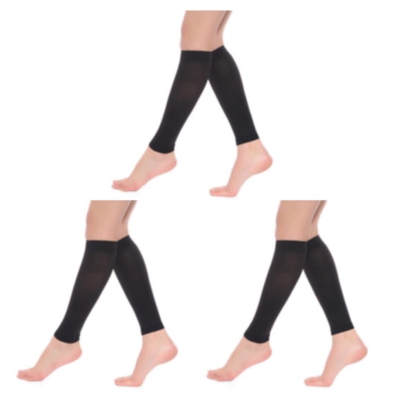 Vogacara Medias cómodas para terapia de compresión que reducen la hinchazón y la fatiga Medias de compresión negro XL Type1 NO1