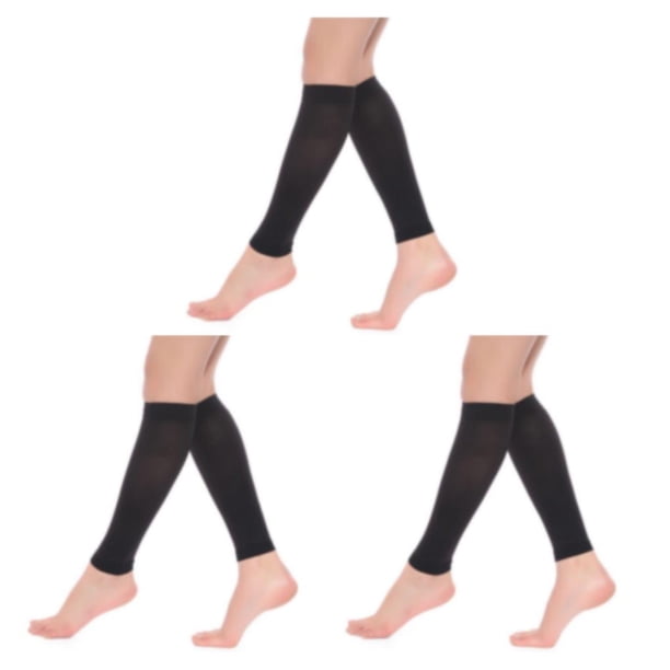Vogacara Medias cómodas para terapia de compresión que reducen la hinchazón y la fatiga Medias de compresión negro XL Type1 NO1