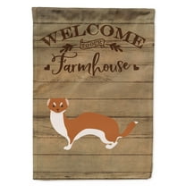 Caroline's Treasures CK6814GF Weasel Welcome Flag Garden Size , Small, multicolor