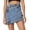 Blue, variant on Women High Waist Denim Skort A Line Casual Mini ShortsBlueS