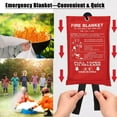 thumbnail image 2 of 10 PACK FIRE BLANKET Fiberglass Hero Emergency Home Retardant Prepared 39''x39'', 2 of 11