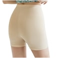 thumbnail image 4 of Bigersell High Cut Underwear Women Clearance Maternity Underwear Thong Panty Style P-1379 Nylon Brief Panties Ladies Cotton Thongs Briefs Mid Waist Women's Briefs Khaki L, 4 of 4