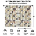 thumbnail image 2 of Pioneer Flower Floral Print Pattern Teens Curtains,Teens Insulated Curtains Set Of 2,Bedroom Essentials,Toddler Room Decor 52"x84", 2 of 5