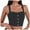 Black, variant on vigerkar Womens Denim Stretchy Vest Square Neck Sleeveless Tight Causal Basic Jean Tank Tops Summer Trendy (Dark Blue, L)