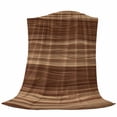 thumbnail image 6 of Brown Western Blanket Soft Cozy Warm Twin Blanket for Bed, Plush Fuzzy Flannel Fleece Blankets for Sofa, Vintage Farmhouse Wood Barn Door Throw Blankets for Couch, Gifts for Men, 60"x80", 6 of 9