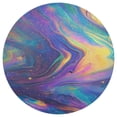 thumbnail image 3 of Ryvnso Tie Dye Rainbow Pattern Round Plate Mats Dining Table Placemat Set of 4 for Holiday Decoration, 3 of 7