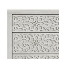 thumbnail image 3 of STYLIVIA 6-Drawer Dresser with Laser-Cut Drawer Fronts Dusty Gray Oak 45.4"W x 15.7"D x 32"H, 3 of 12
