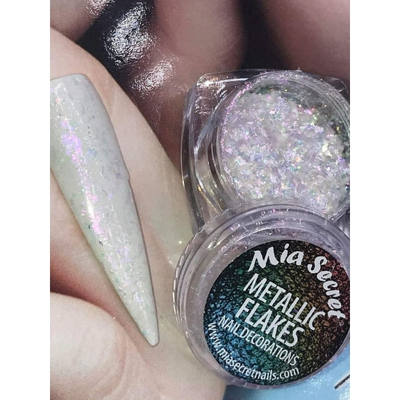 MIA SECRETS NAIL DECORATIONS - METALLIC FLAKES - (CH-20)