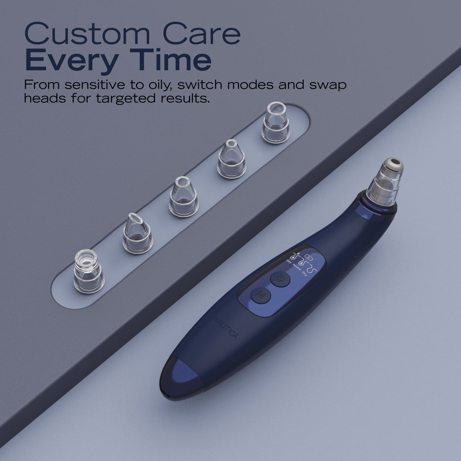 Nautica Blackhead-Remover Vacuum, Navy