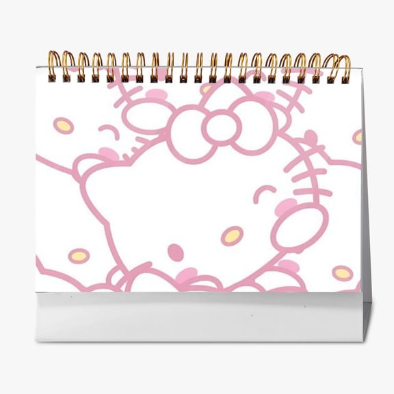 Hello kitty 2025 Calendar - Cartoon Desktop Calendar Thick Paper for Organized Planning, 2025 Desk Calendar for Home, School and Office