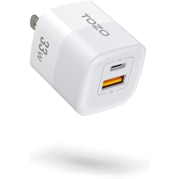 Chenchen C3 33W PD Power Adapter for iPhone Charger Fast Charging, USB C Wall Charger Block, Compatible with iPhone 17/16/15/14/13/SE/12 Series, Samsung Galaxy S24/S23/S22 Series, White