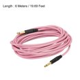 thumbnail image 2 of Cable para Guitarra Instrumento Unique Bargains 19,69 Pies 1/4 Pulgadas a 1/4 Pulgadas Rosa Paquete de 2, 2 of 5
