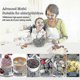 thumbnail image 5 of Wireless Electric Whisk Usb Rechargeable Handheld Electric Mixer, 5 of 5