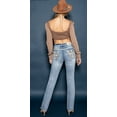 thumbnail image 6 of Jack David Rhinestone Studs Dark Wash Denim Bootcut Jeans (S1096), 6 of 8