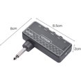 thumbnail image 3 of Headphone Amplifier For Guitar,ROCK Guitar Headphone Amplifier Amp 1/4 Inch Plug 3.5mm Headphone Jack & Aux In with Gain Tone volume Contorls Builtin Rechargeable Battery, 3 of 8