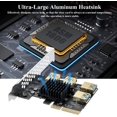 thumbnail image 2 of BEYIMEI PCI Express Multiplier Riser ,PCI-E 4X to External 4 PCI-E USB 3.0 Converter Adapter 4 Ports, 2 of 4