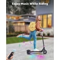 thumbnail image 5 of MIHOVER Electric Scooter for Kids, Ride on Toys 150W Motor 10mph Speed Electric Scooter with Adjustable Handlebar and LED Lights, 5 of 8