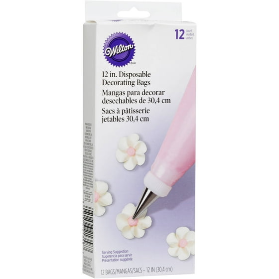 Wilton 12 Inch Disposable Decorating Bags Count Piping Pastry Wilton 12 Inch Disposable Decorating Bags Count Piping Pastry Bag
