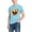 E242-Light Blue, variant on hengsof Boys' Short Sleeve Soccer T-Shirt Breathable Quick Dry Children's Sports Top Casual Loose Round Neck Shirt for Ages 2-13