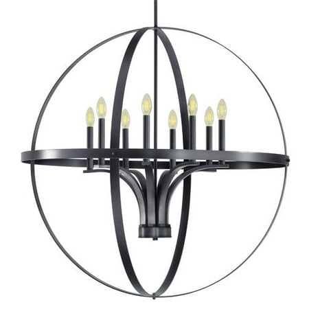 Gracie Oaks Aleria 8 Light Globe Chandelier Com