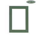 thumbnail image 2 of Hunter Green Acid Free 16x20 Picture Frame Mats with White Core Bevel Cut for 11x17 Pictures - Fits, 2 of 4
