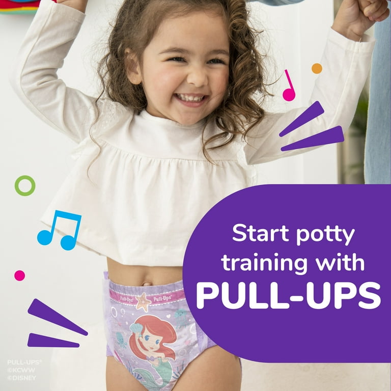 Pull-Ups Girls' Potty Training Pants for Toddlers, 4T-5T (38-50