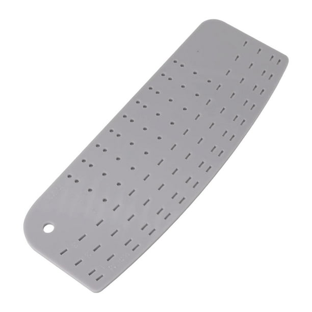Regla de calor, plancha de tela, herramienta de costura, plantilla antideslizante para manualidades. Gris