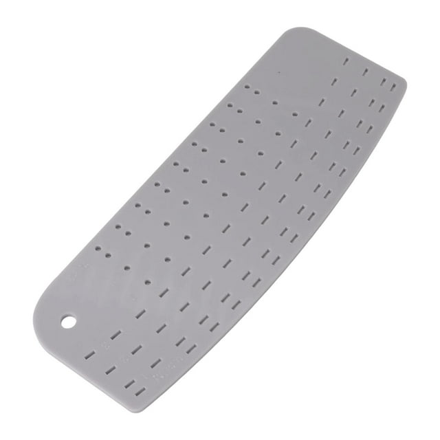 KLKCMS Hemming Template Fabric Sewing Tool Tailor Hot Hem Ruler Fabric Ironing Tool Gray