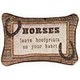 thumbnail image 2 of "manual 12.5 x 8.5-inch decorative throw pillow, life without horses", 2 of 3