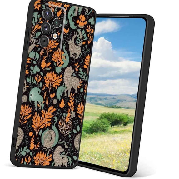 Gothic-dark-Fantasy-Forest-Woodland-plant-2 Phone Case, Degined for Samsung Galaxy A32 5G Case Men Women, Flexible Silicone Shockproof Case for Samsung Galaxy A32 5G