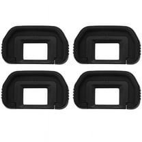 4X Camera Eyepiece Eyecup 18mm Replacement Viewfinder Protector for 80D 70D 60D 77D 50D 5D 5D Mark Ii,4 x Eyecup for Canon,black