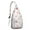 White-4, variant on Vintage Cat Print Sling Backpack – Cute Watercolor Hand-Drawn Cat Crossbody Bag for Travel & Hiking