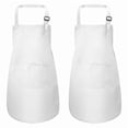 thumbnail image 2 of 24 Piezas Conjunto de Delantal para Niños Y Gorro de Cocinero Delantal de Cocina Infantil Ajustable para Cocinar Y Pintar, 2 of 5
