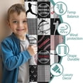 thumbnail image 3 of Blackout Kids Curtains,Baseball Patchwork Pattern Childrens Insulated Curtains Set Of 2,Bedroom Essentials,Toddler Room Decor 42"x63", 3 of 5