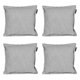 thumbnail image 1 of Cojin Decorativo Cuadrado Set de 4 Petra Gris, 1 of 4