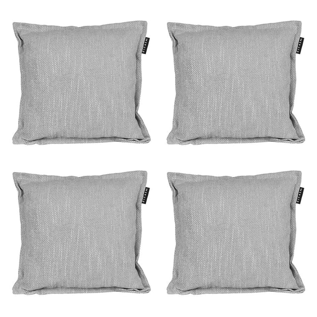 Cojin Decorativo Cuadrado Set de 4 Petra Gris