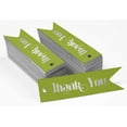 thumbnail image 2 of Inkdotpot Pack Of 100 Thank You Bridal Shower Favor Paper Tags Craft Real Silver Foil Hang Tags, 2 of 6