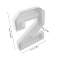 thumbnail image 3 of Fillable Tray Paper Display Box White 1Pack 10.2X8.3X1.2In, 3 of 8