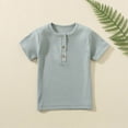 thumbnail image 5 of TOWED22 Boys Short Sleeve Tops Crew Neck Graphic T-Shirts Truck Print Cotton Tees(Light Green,2-3 Y), 5 of 6