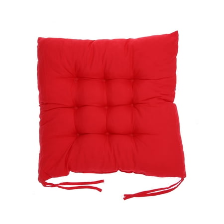 

TBOLINE Soft Cotton Seat Cushion Winter Home Office Bar Chair Cushion(Red)
