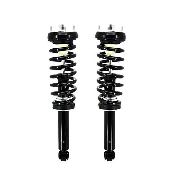 Pair of 2 Rear L-R Quick Complete Strut-Coil Spring For 2000-2002 Jaguar S-Type